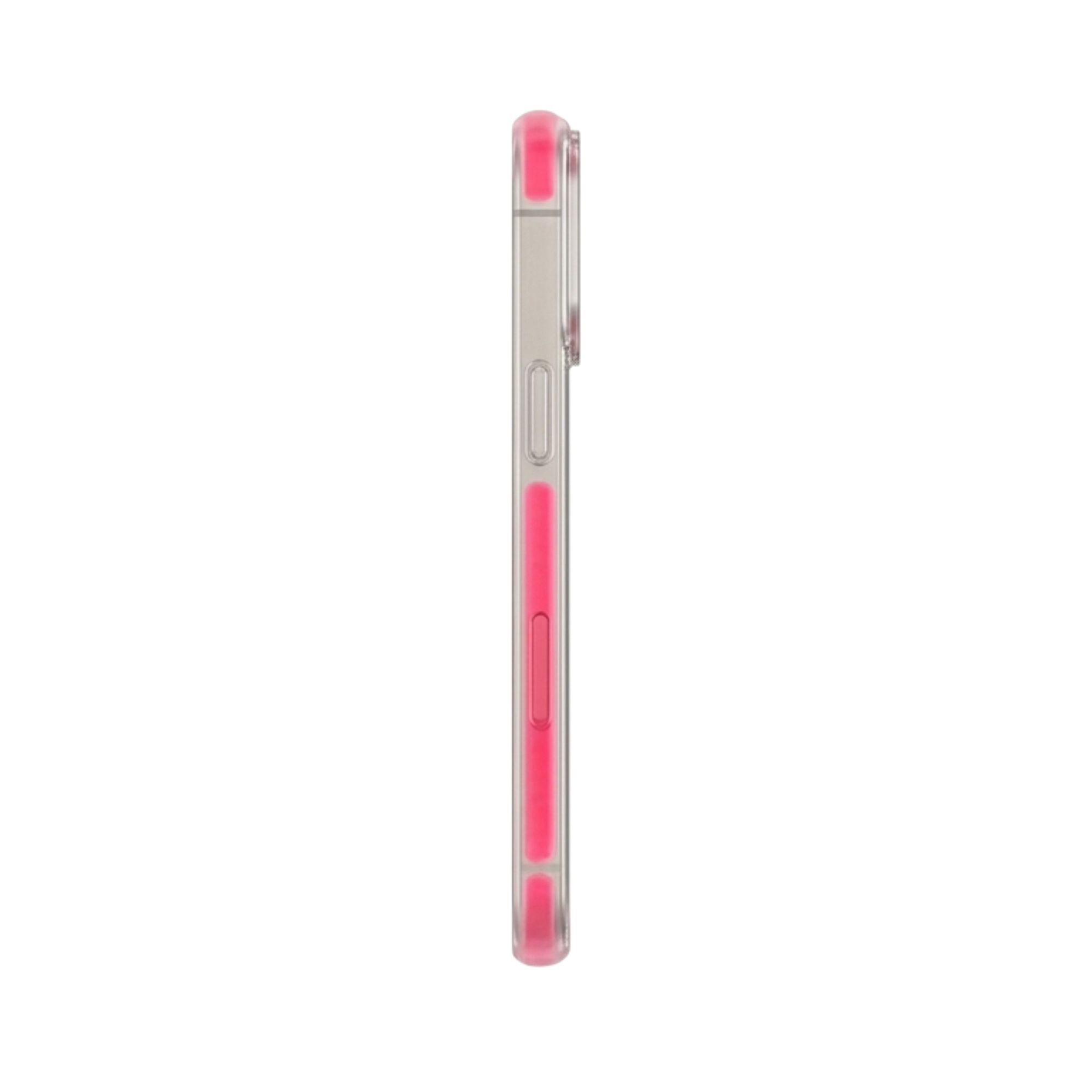 Proteção completa com bordas reforçadas para iPhone 15 Pro Max Rosa