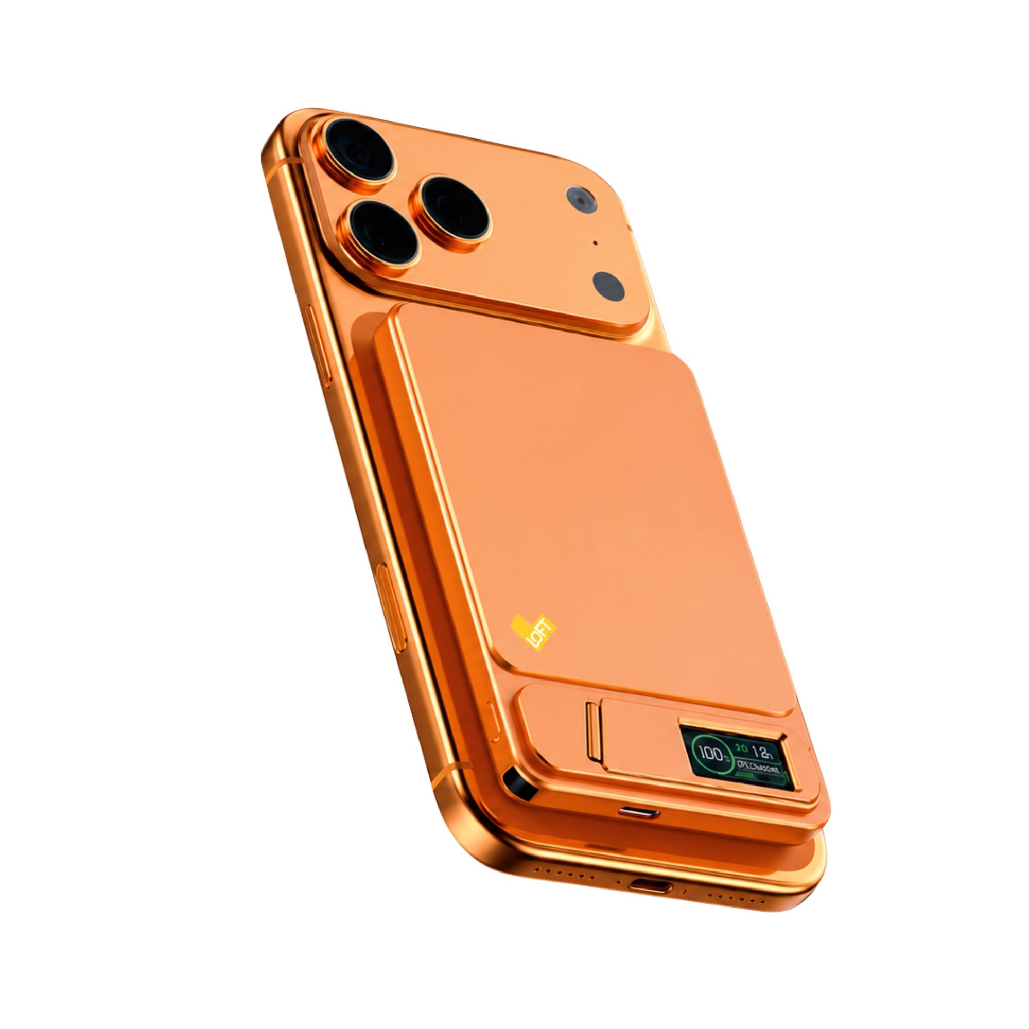 Power Bank Loft Slim Stand com carregamento wireless magnético